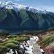 Kepler Track, NZ, Pastel, 28 x 48cm