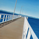 Wellington Point Jetty, Pastel, 41 x 100cm