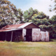 Old Shed & Tractor, Pastel, 63 x 35cm