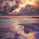 Alexandra Headland Dawn No.2, Pastel, 58 x 70cm