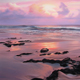 Alexandra Headland Dawn No.3, Pastel, 58 x 70cm