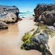 Currumbin Point, Pastel, 71 x 71cm