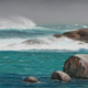 Greens Pool, Western Australia, Pastel, 110 x 32cm