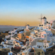 Oia Sunset, Pastel, 110 x 22cm