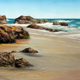 Currumbin Rocks No.3, Pastel, 43 x 16cm