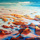 Shallows At Sunset, Alexandra Headland Beach, Oil, 60 x 76cm