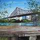 Story Bridge Vista, Pastel, 58 x 78cm