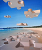 Highly Commended - "Beach Puzzle", Oil, 76 x 91cm